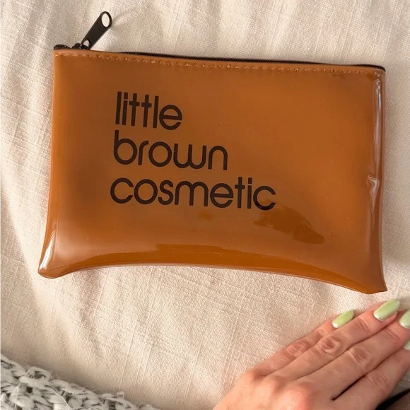 Bloomingdale's Tan Cosmetic Pouch - Picture 2 of 3